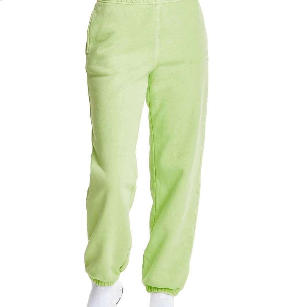 Champion reverse weave mint green joggers